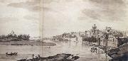 William Hodges Agra Fort from the North East oil painting